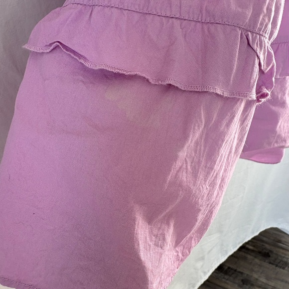 NWT Free People Sail away tunic  tiered ruffle dress lilac purple small - Picture 14 of 15
